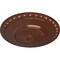 Ekena Millwork Lyon Ceiling Medallion (Fits Canopies up to 3 5/8"), Hand-Painted Copper Penny, 23 1/2"OD x 3 1/4"P CM23LYCPS - alternate 2